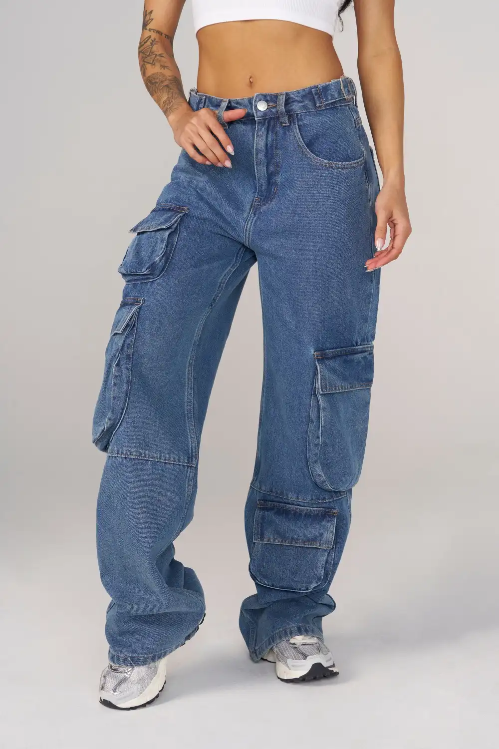 W242 Straight Leg Cargo Jeans