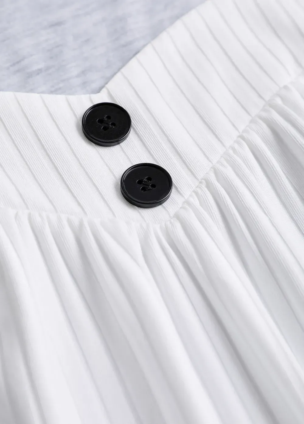 Black Fake 2in1 Floral Print A Line Dress