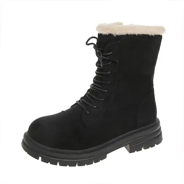 Women’s Casual Flat Plush Snow Martin Boots 88814907S