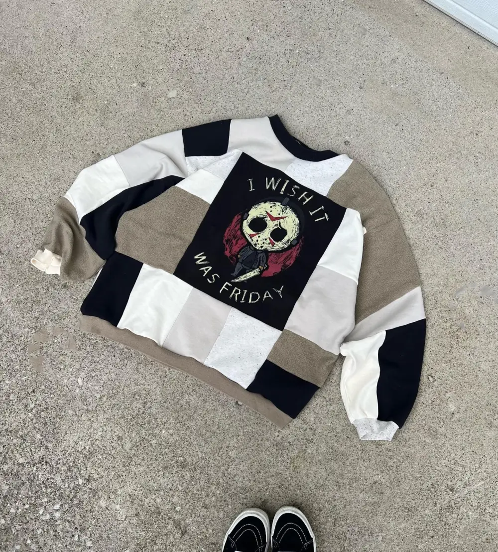 Khaki gray sweatshirts hoodie how perfect and cozy piece for your Halloween day