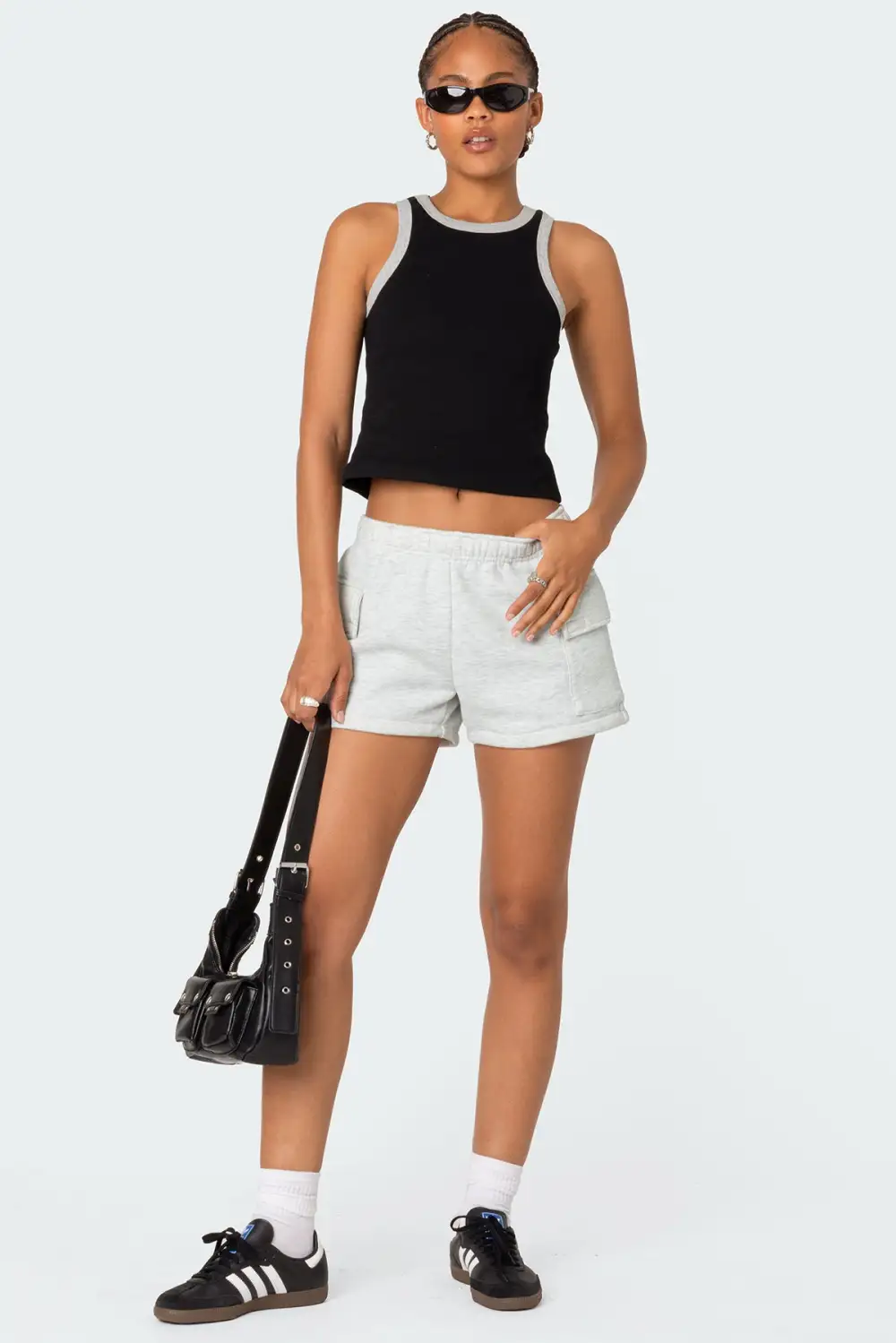 Wes Contrast Ribbed Tank Top