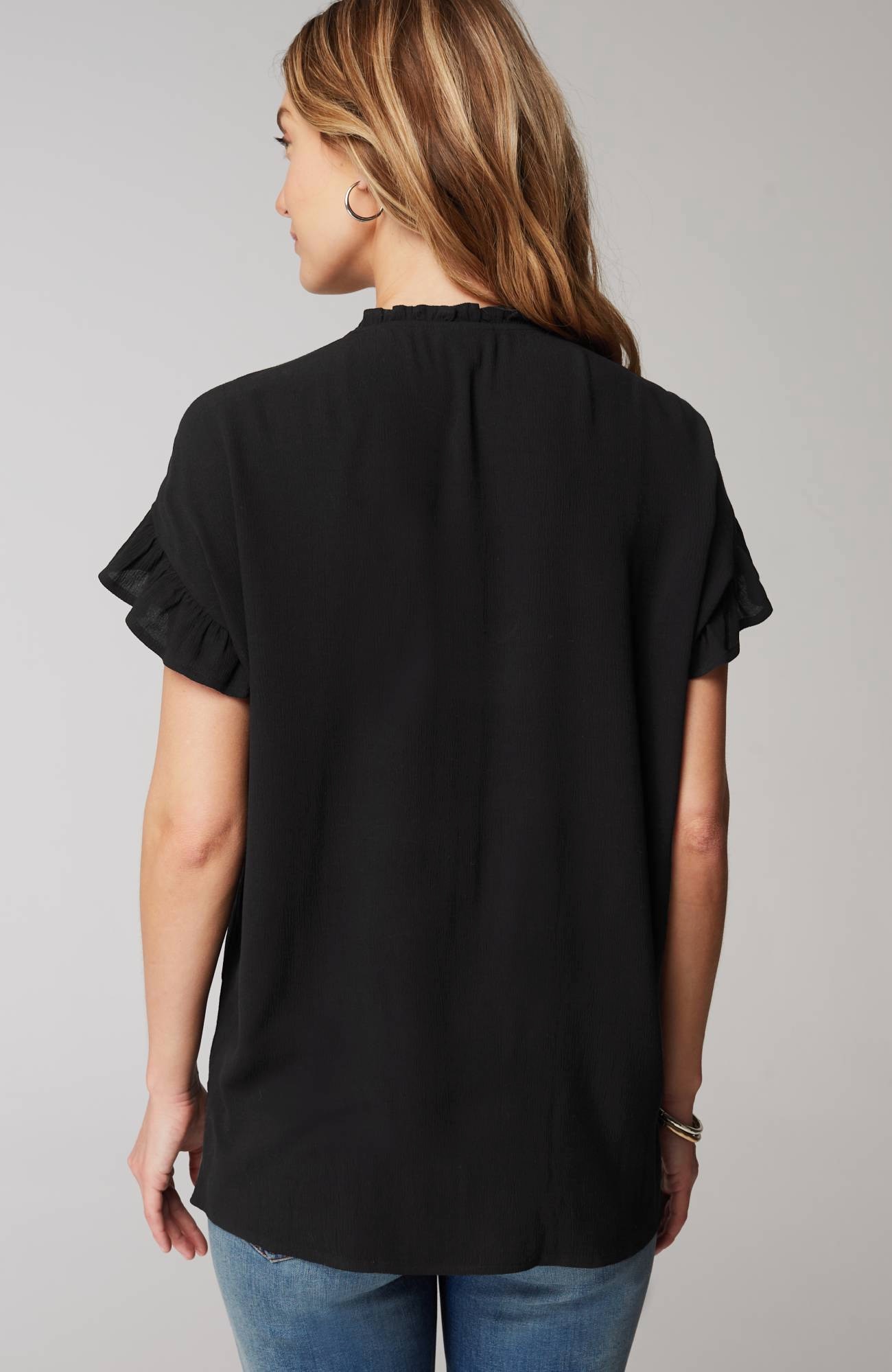 Relaxed Ruffle Top