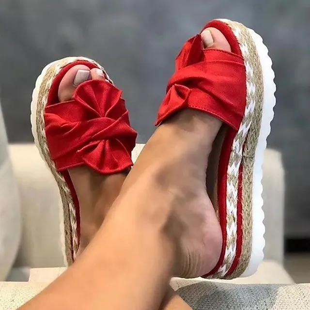 Women's Sandals Slippers Boho Bohemia Beach Espadrilles Platform Sandals Outdoor Daily