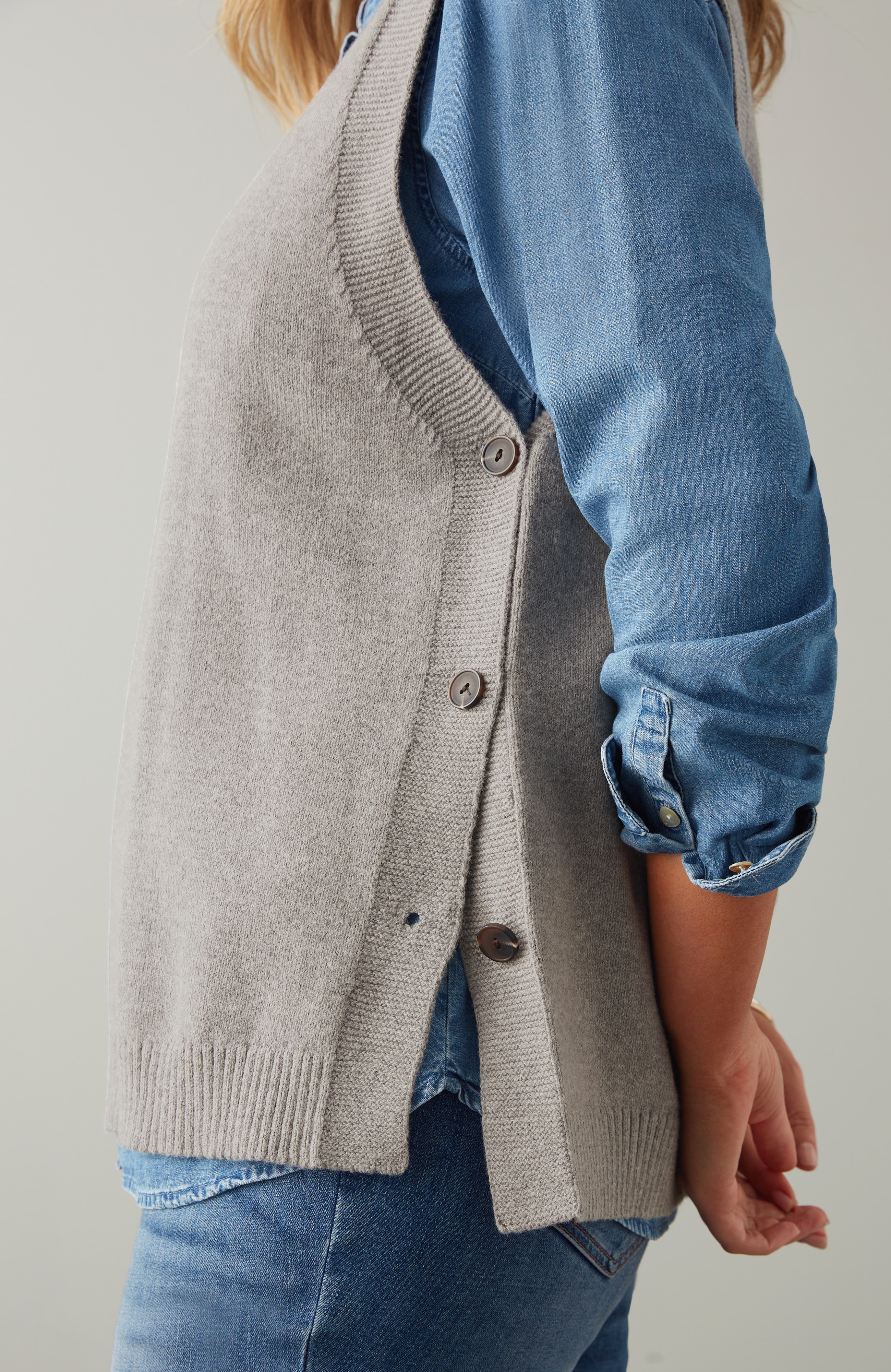 Side-Button Vest