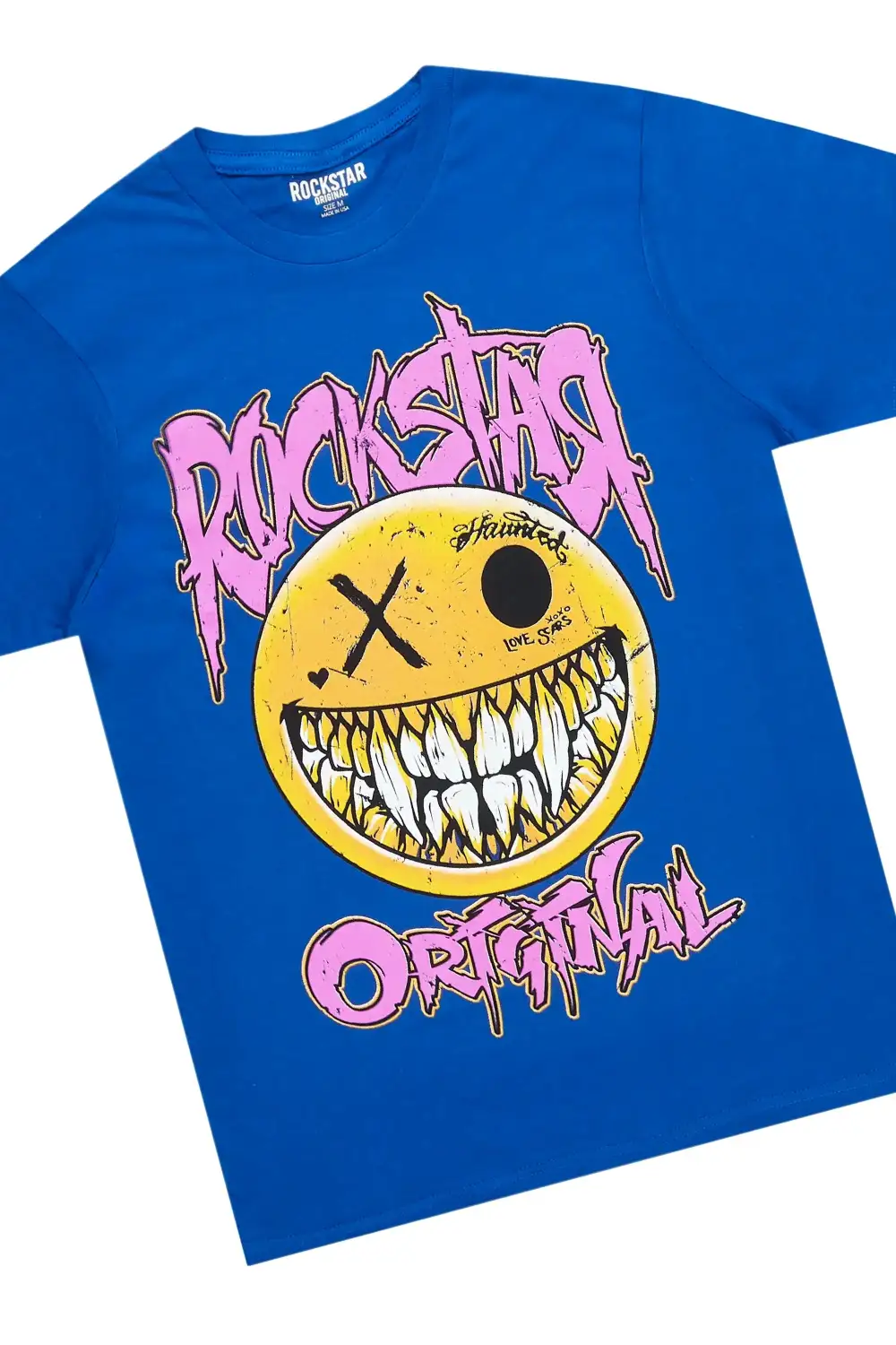 Fraust Royal T-Shirt & Josiah Beige Super Stacked Flare Jean Bundle