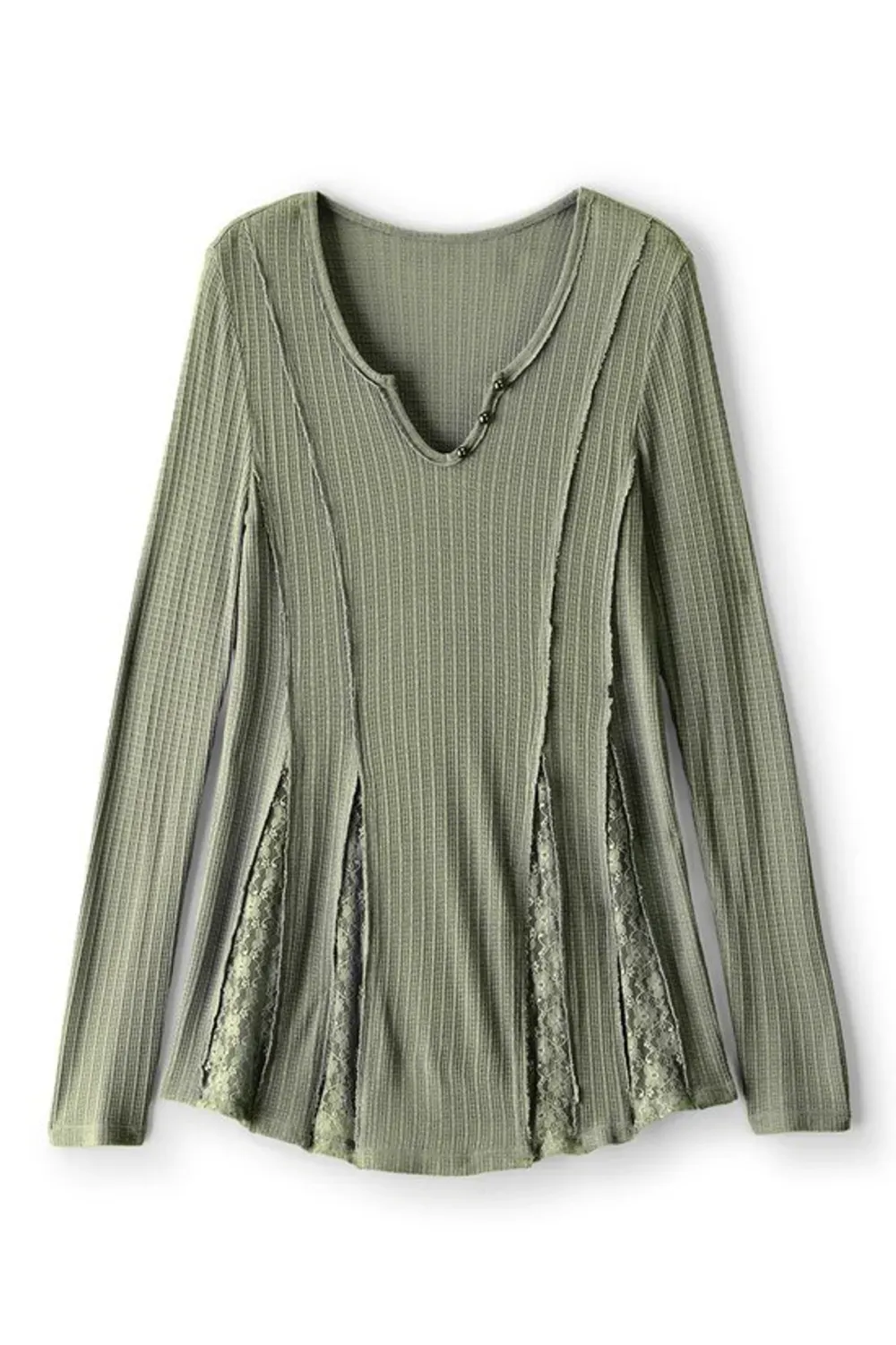 So Smitten Long Sleeve Pointelle Top