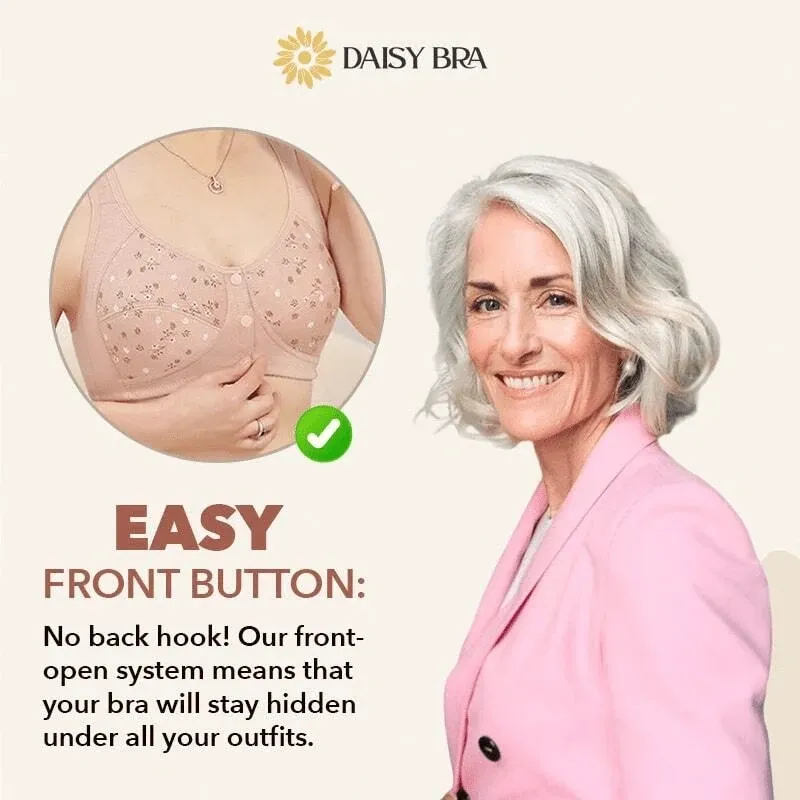 10-Pack Women's Bra - Comfortable & Convenient Front Button Bra