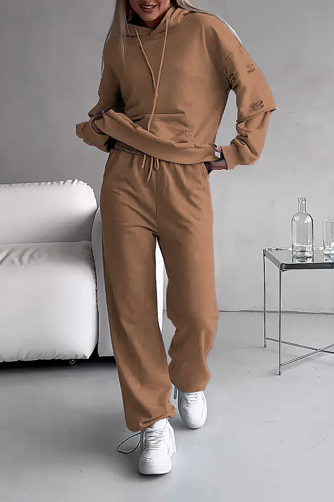 Women's Laundry Hoodies & Pants Two Piece Set