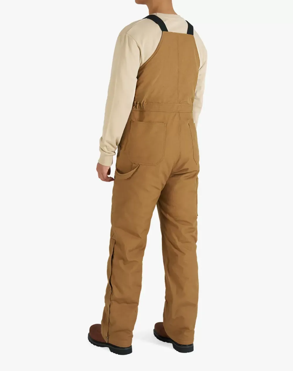 Men's Elastic Canvas Overalls - Loose and Lightweight Workwear