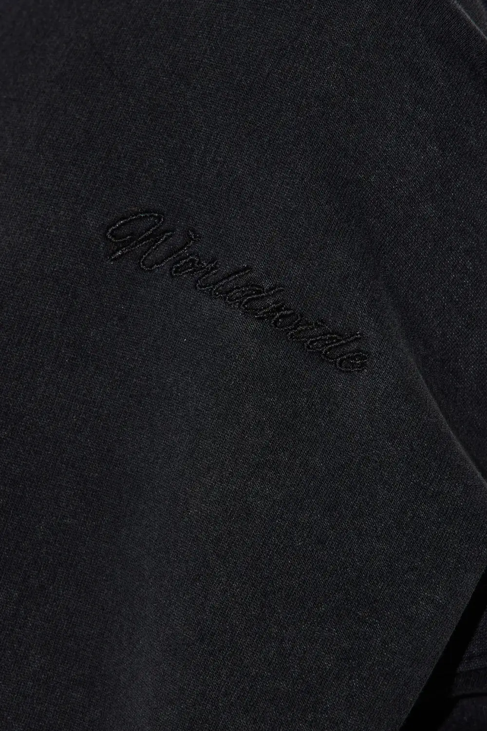 Worldwide Lover Fleece Pant Set - Black Wash