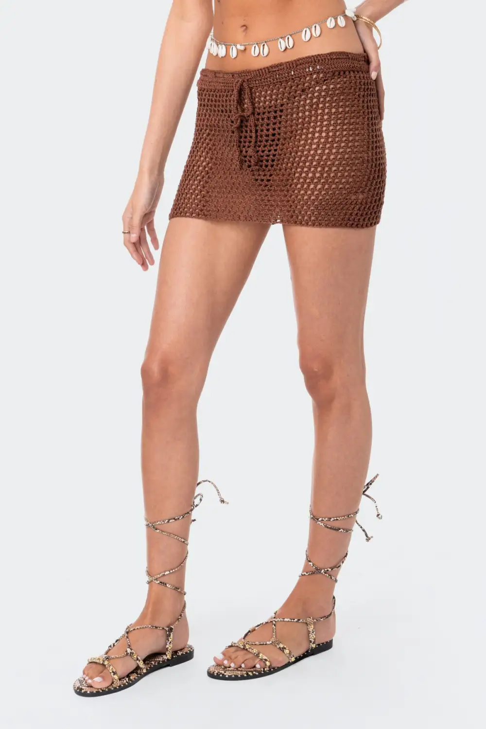 Theo Crochet Mini Skirt