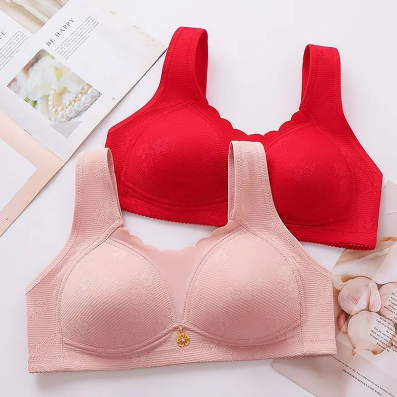 🔥BUY 1 GET 1 FREE(2packs)🔥Ladies Cotton Lace Full Cup Bra