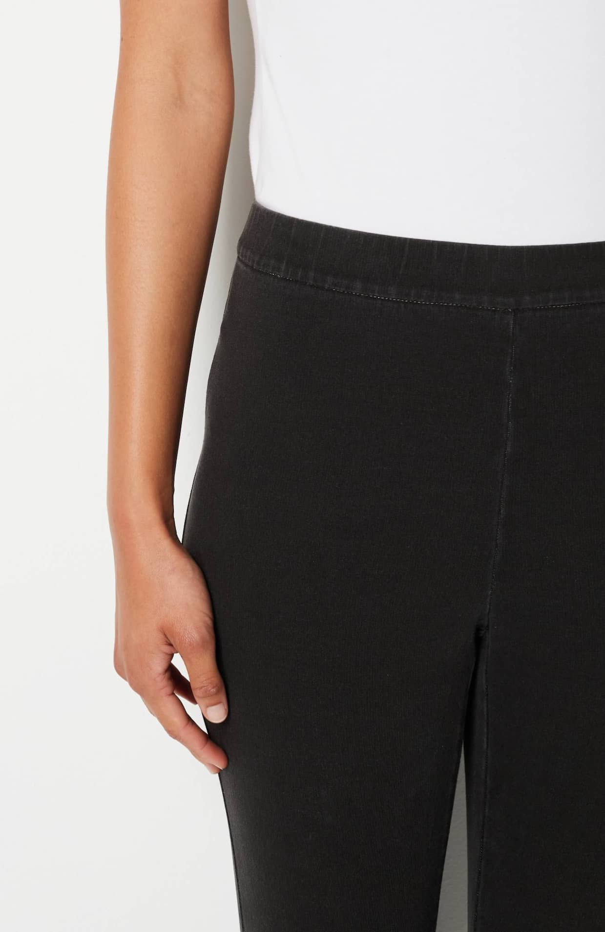 pure jill side-slit jeggings