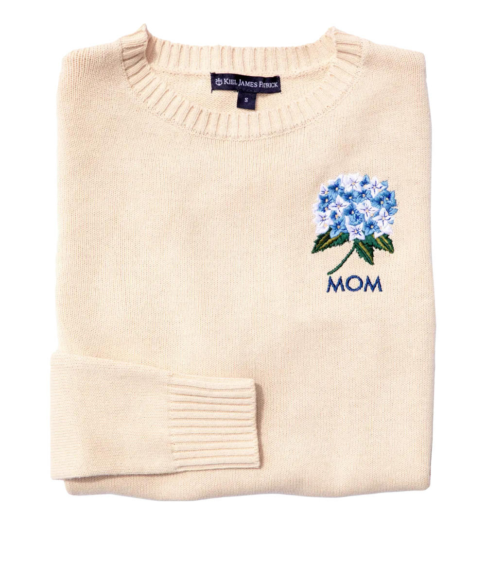 Hydrangea  Monogram Sweater
