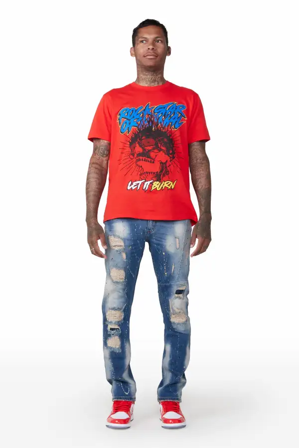 Raine Blue 5 Pocket Jean