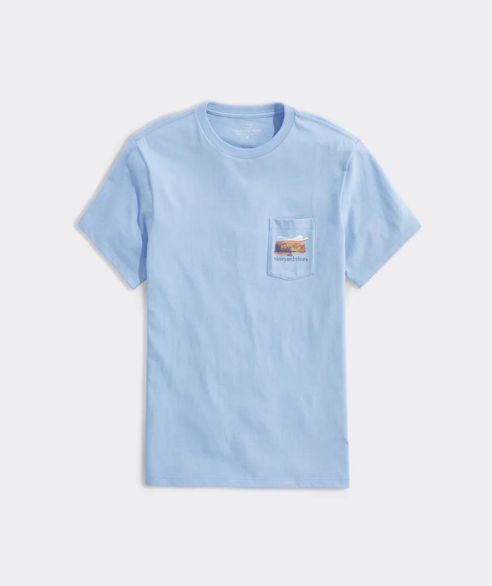 Autumn Wakes Short-Sleeve Pocket Tee