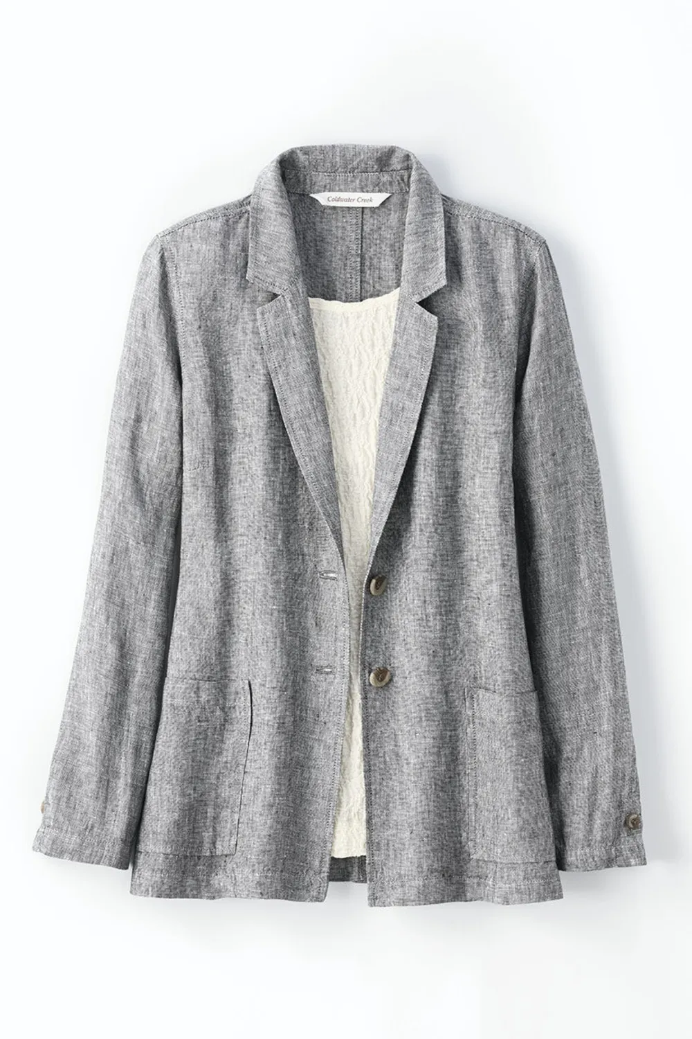 Linen Boyfriend Jacket