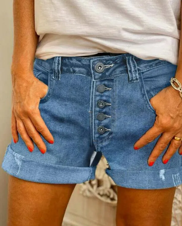 Casual Denim short With Pockets