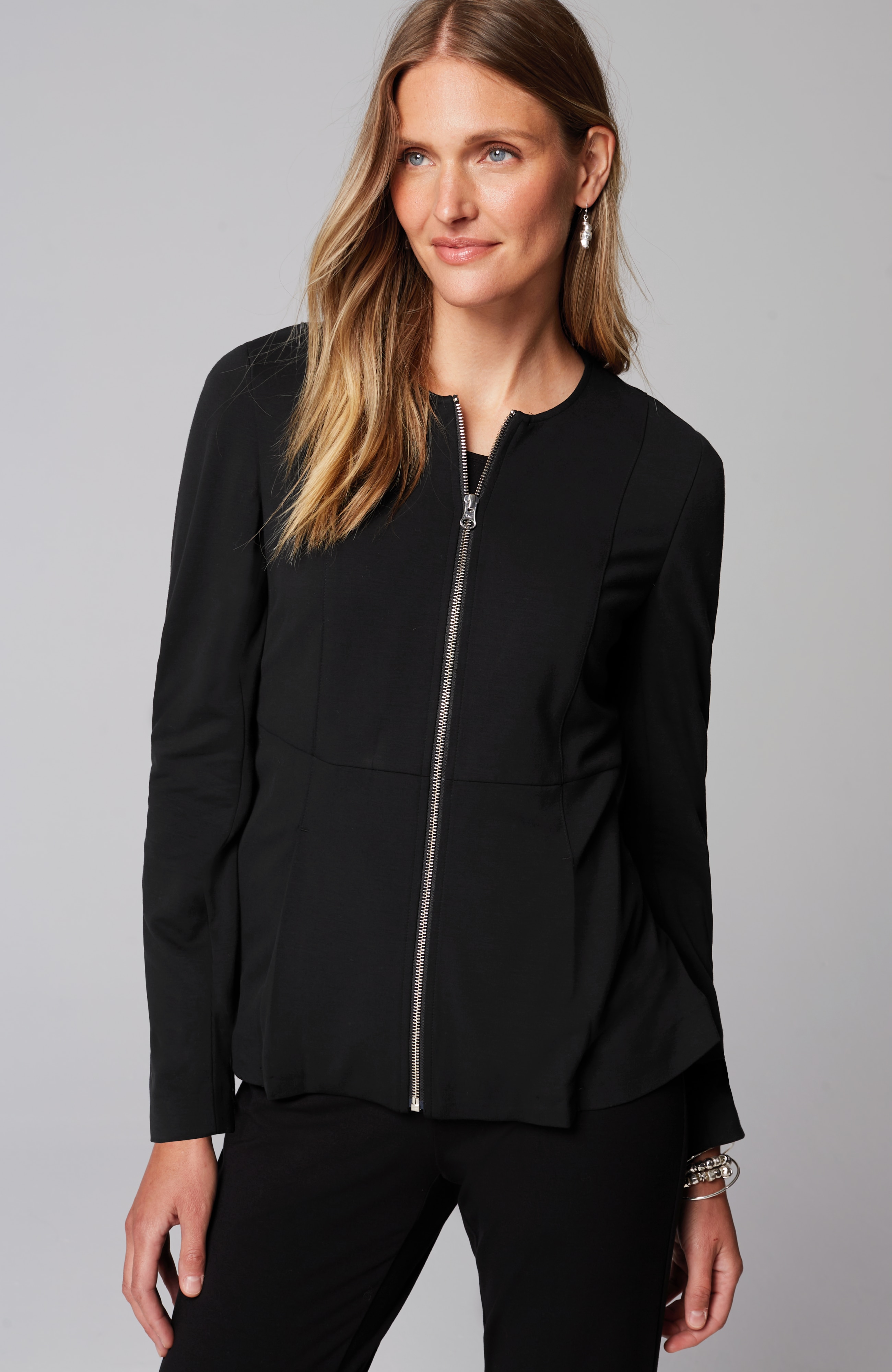 Wearever Double-Face Jersey Zip Jacket