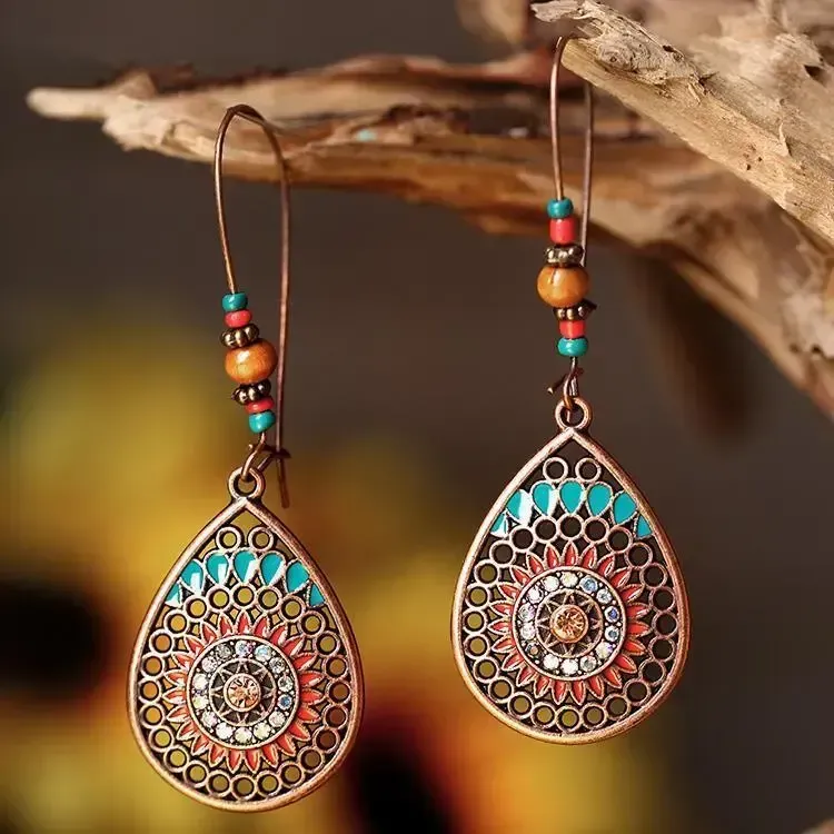 Bohemian Ethnic Hollow Out Vintage Earring