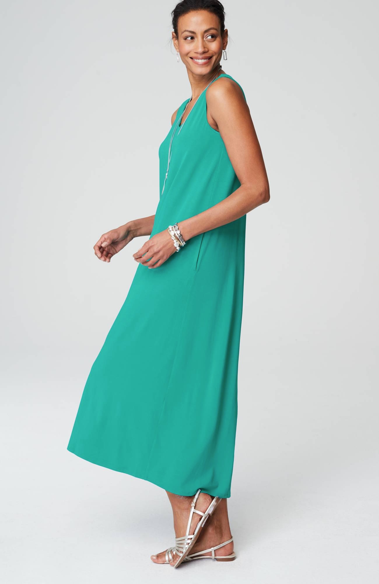 wearever a-line elliptical-hem dress