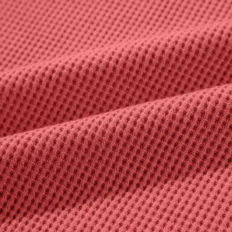 Oversized Waffle Knit Half Zip Pullover Soft Polyester Blend Long Sleeve Sweatshirt