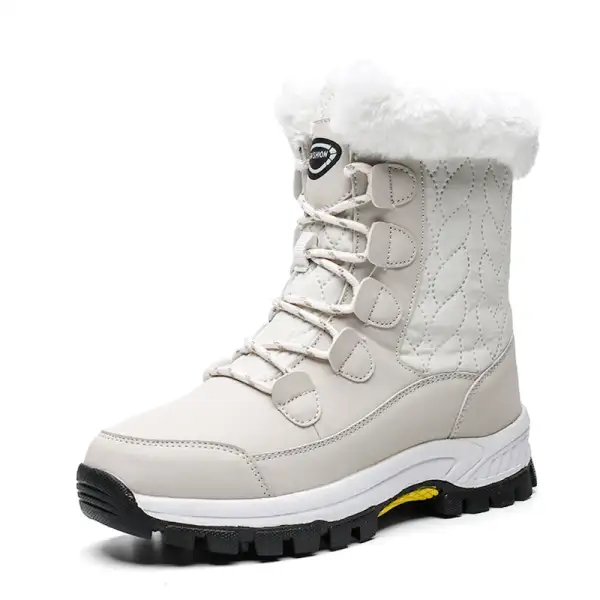 Cilool Women's Ankle Boots Warm Snow Boots Winter Shoes