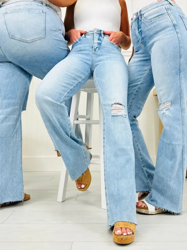 MOCO Exclusive Just Like That Wide Leg Jeans