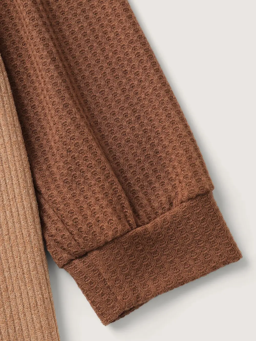 Color Stripe Relaxed Fit Round Neck Sweatshirt