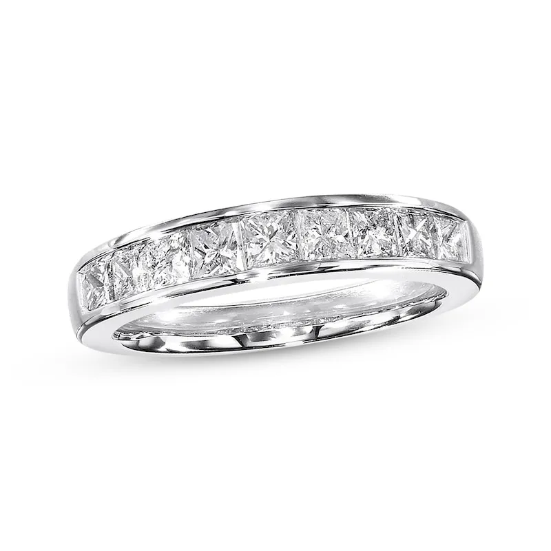 Diamond Anniversary Band 1 ct tw Princess-cut 14K White Gold