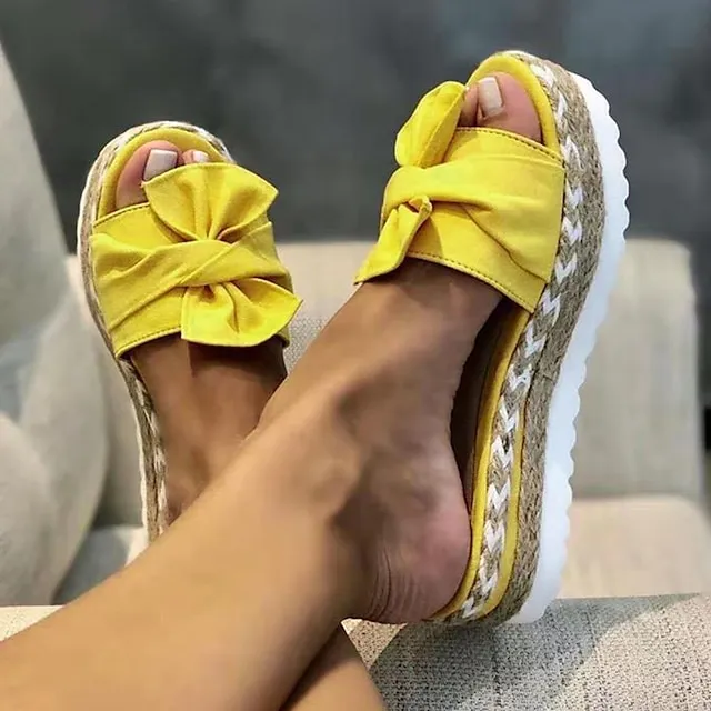 Women's Sandals Slippers Boho Bohemia Beach Espadrilles Platform Sandals Outdoor Daily