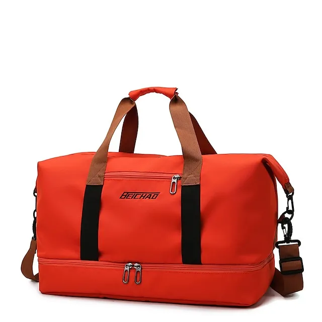 Dry And Wet Separation Large Capacity Travel Bag Casual Outdoor Luggage Bag Handbag