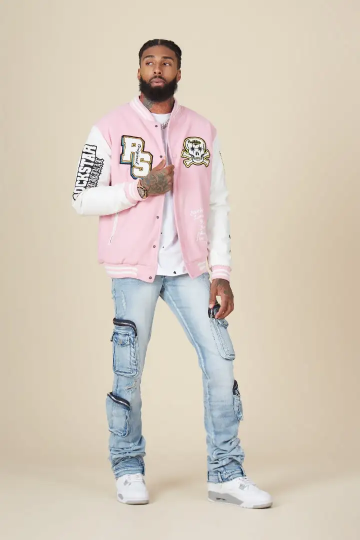 Sutton Blue Stacked Flare Jean