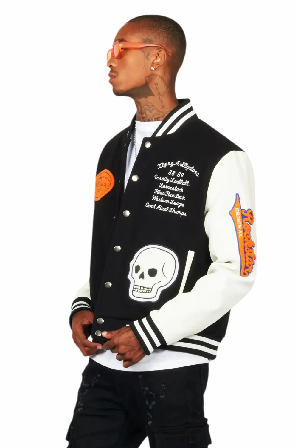 Eisen Black Varsity Jacket