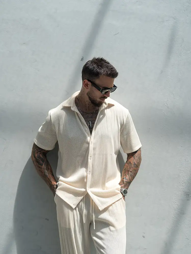 Casual Loose Fit Shirt Sets