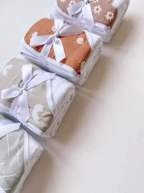 muslin hooded towels