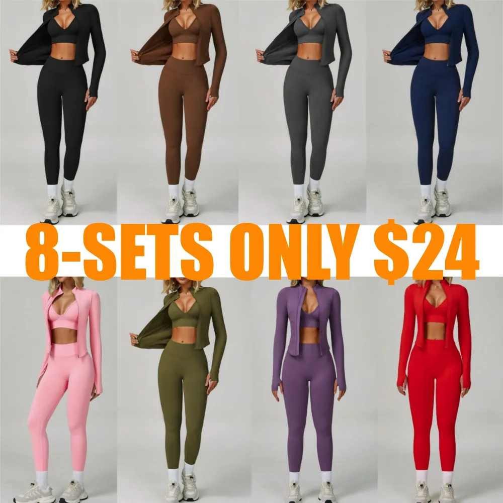 Women's Sporty Three-Piece Set