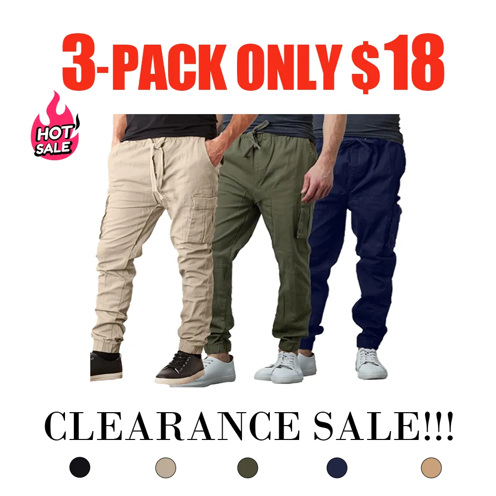 Stretch Fit Cargo Pants – Jogger Style for Work, Travel & Casual Use