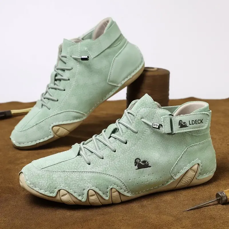 Stylish Low Top Lace Up Sneakers for Women - Comfortable Geometric Pattern Microfiber Shoes with Fabric Insole and Rubber Outsole - All-Season Casual Faux Leather Outdoor Shoes