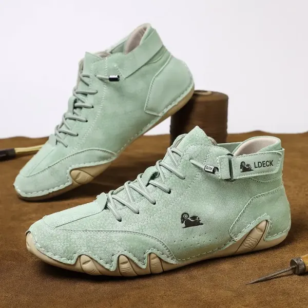 Stylish Low Top Lace Up Sneakers for Women - Comfortable Geometric Pattern Microfiber Shoes with Fabric Insole and Rubber Outsole - All-Season Casual Faux Leather Outdoor Shoes
