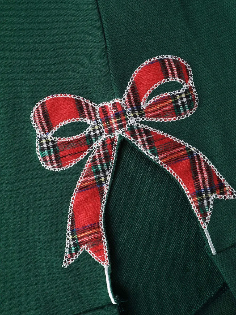 Merry Applique Embroidery Sweatshirt