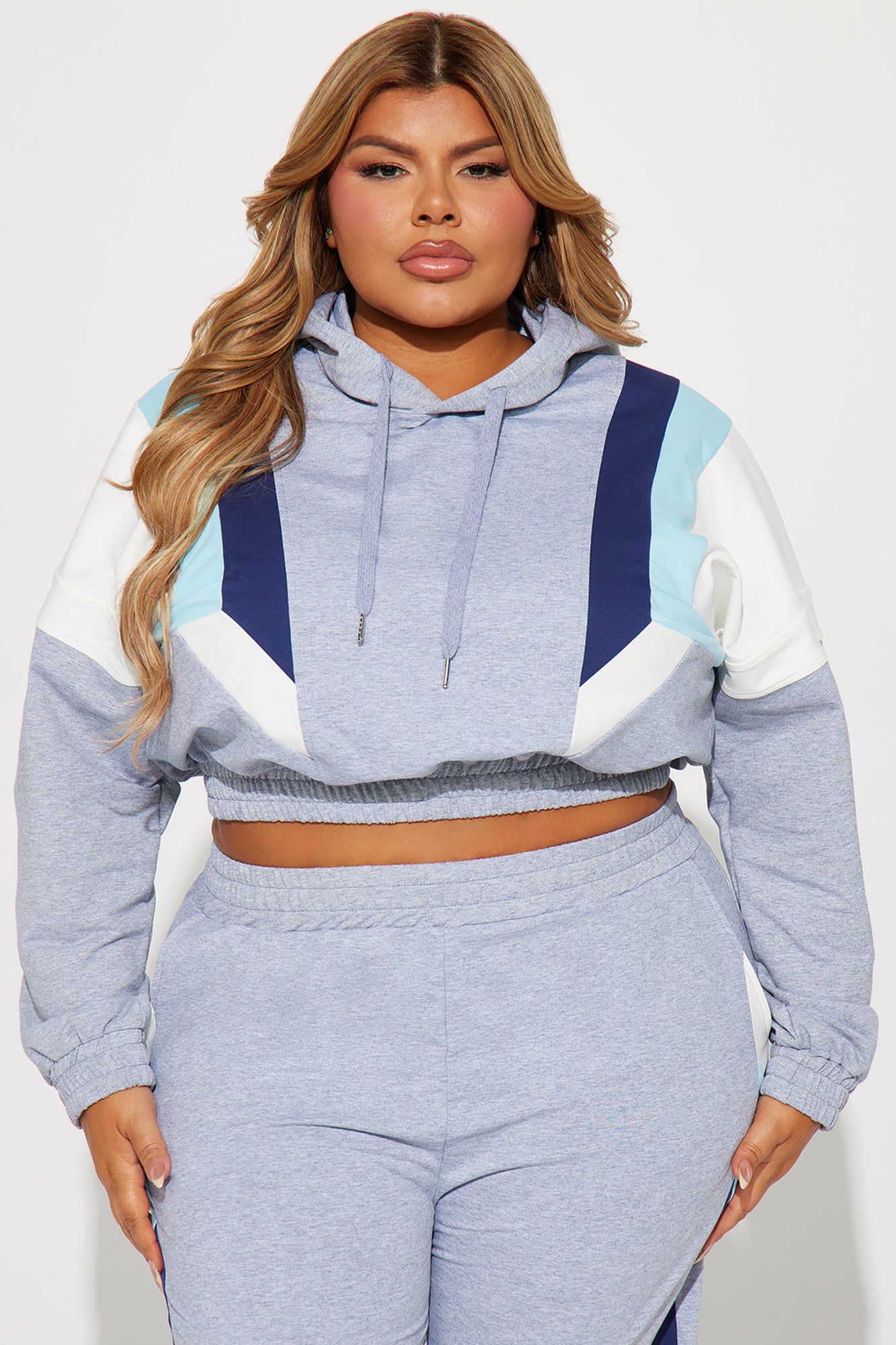 Naya Jogger Set - Grey/combo