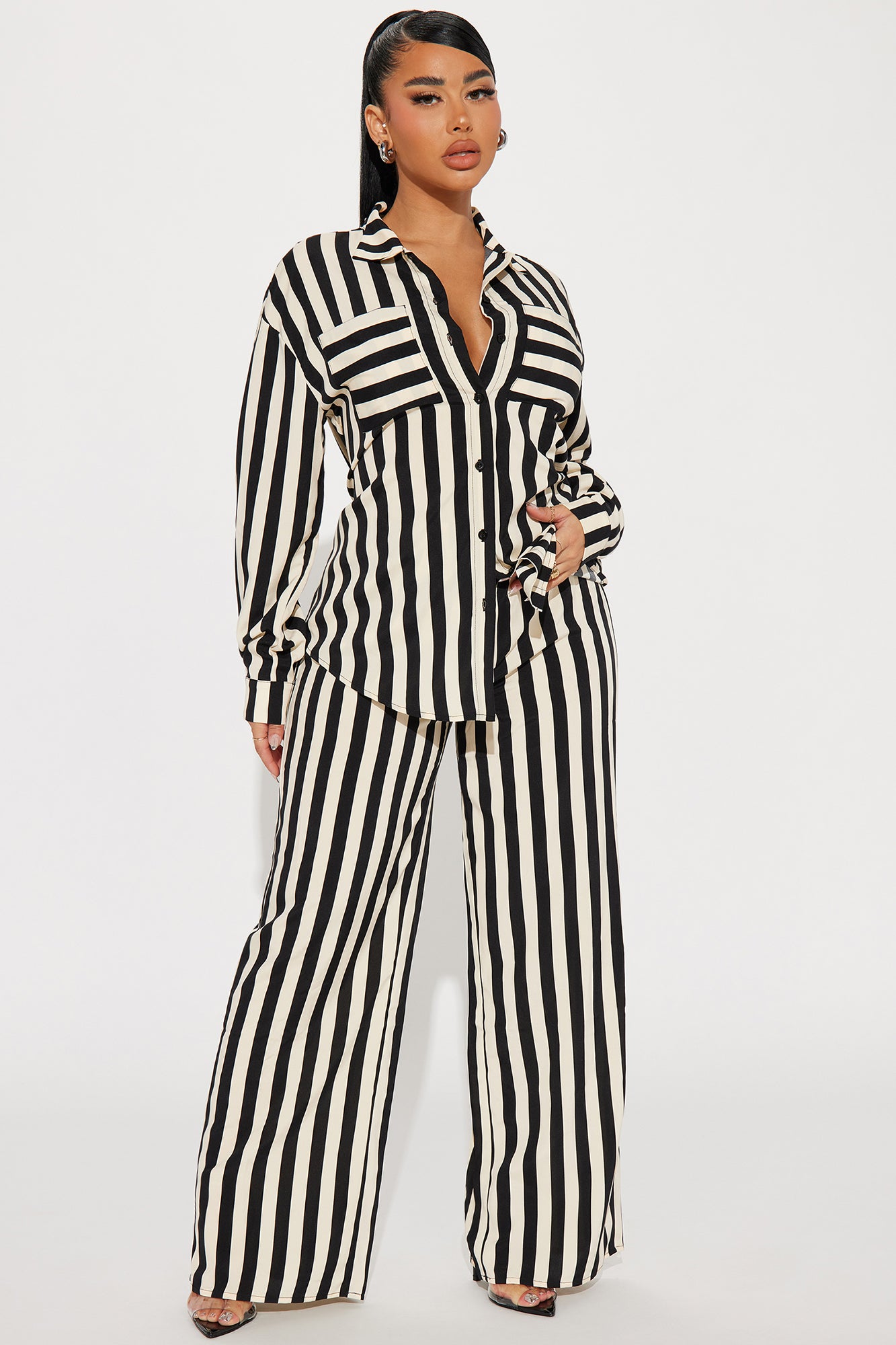 Looking For Me Pant Set - Black/combo