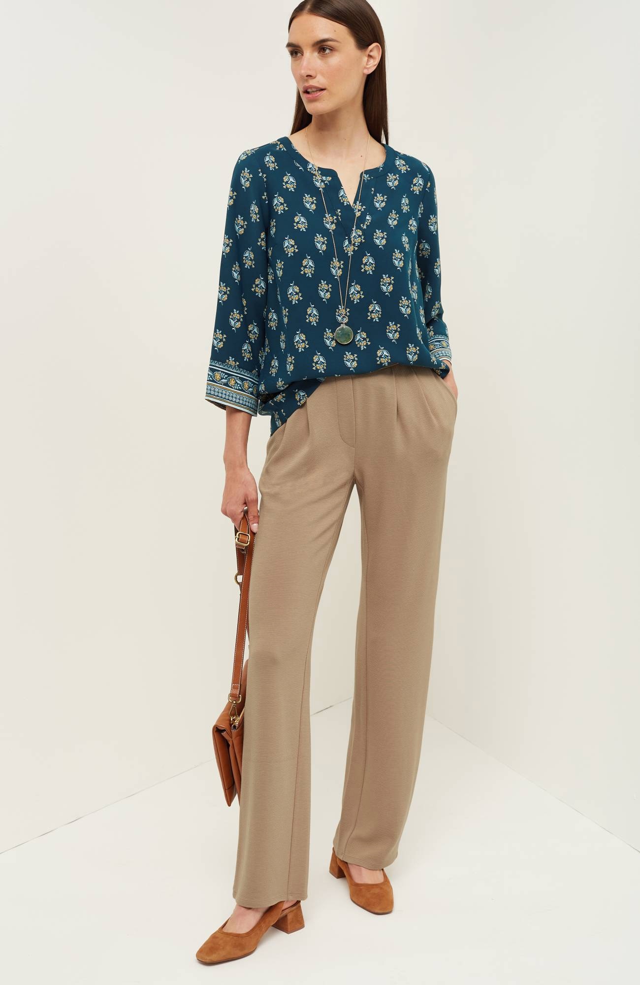 wearever pleated trousers