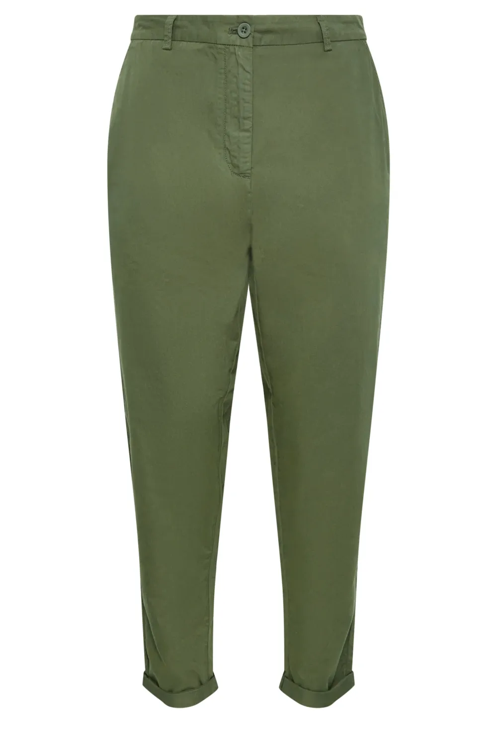 YOURS Curve Dark Blue Straight Leg Chino Trousers