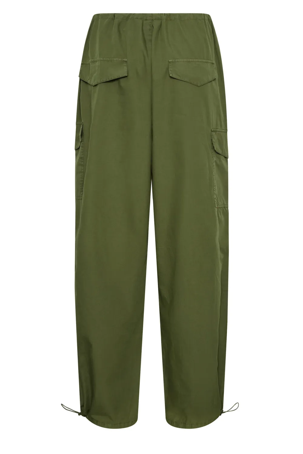 YOURS Curve Stone Brown Cargo Parachute Trousers