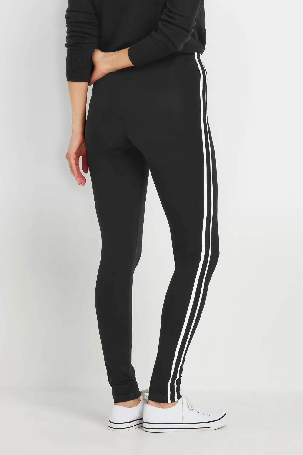 LTS Tall Black Stripe Legging