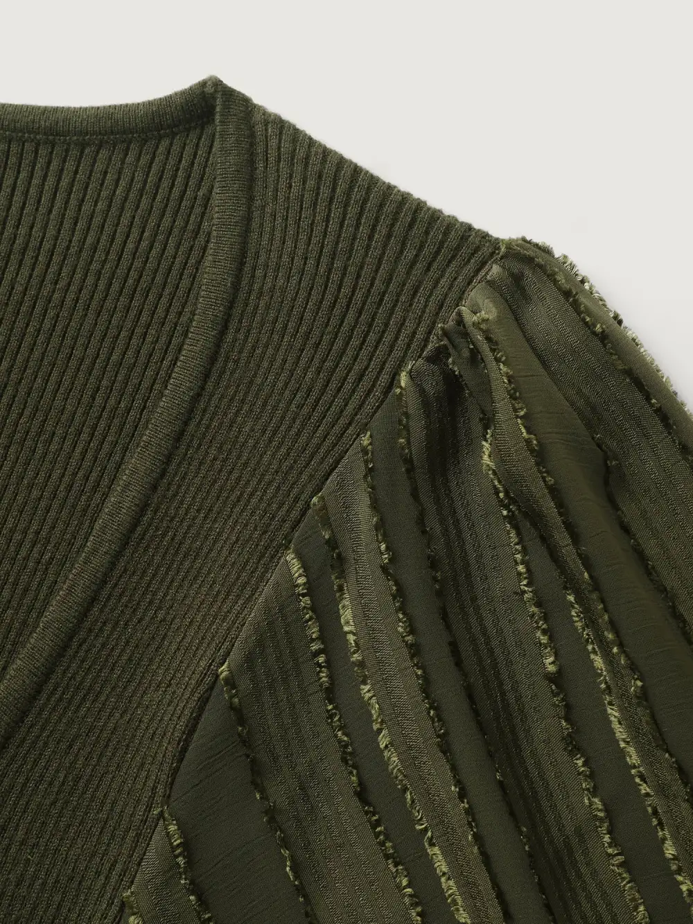 Bodycon Fit Textured Square Neck Pullover