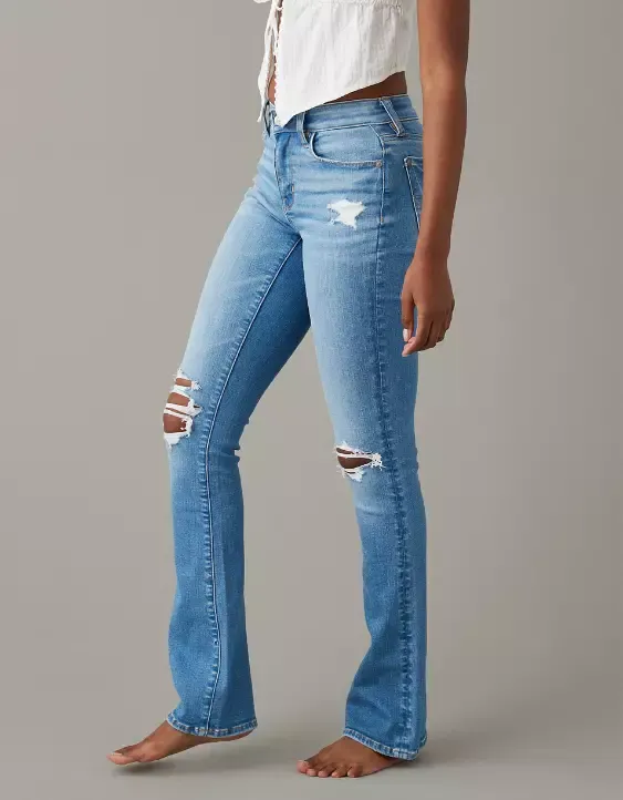 AE Stretch High-Waisted Skinny Kick Jean