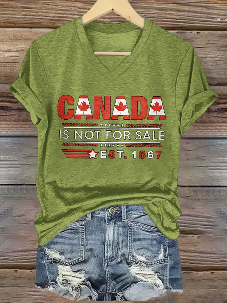 Women'S Canada Is Not For Sale T-Shirt